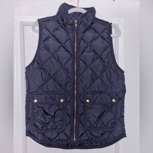 Women's J. Crew Excursion Quilted Puffer Vest - Navy |
Size Medium